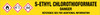 S-Ethyl Chlorothioformate [CAS# 2941-64-2] - GHS Pipe Marking Label