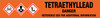 Tetraethyllead [CAS# 78-00-2] - GHS Pipe Marking Label