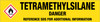 Tetramethylsilane [CAS# 75-76-3] - GHS Pipe Marking Label