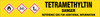 Tetramethyltin [CAS# 594-27-4] - GHS Pipe Marking Label