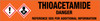 Thioacetamide [CAS# 62-55-5] - GHS Pipe Marking Label
