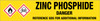 Zinc Phosphide [CAS# 1314-84-7] - GHS Pipe Marking Label