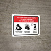 Steps to Prevent Spread of Germs with Icons Landscape - Wall Sign Steps to Prevent Spread of Germs with Icons Landscape - Wall Sign