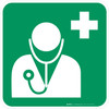 Doctor Safe Condition - ISO Floor Sign Doctor Safe Condition - ISO Floor Sign