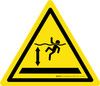 Deep Water Warning - ISO Floor Sign Deep Water Warning - ISO Floor Sign