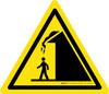 Falling Ice from Roof Warning - ISO Floor Sign