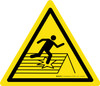 Fragile Roof Warning - ISO Floor Sign