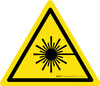 Laser Beam Warning - ISO Floor Sign Laser Beam Warning - ISO Floor Sign