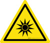 Optical Radiation Warning - ISO Floor Sign Optical Radiation Warning - ISO Floor Sign
