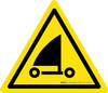 Sand Yachting Warning - ISO Floor Sign