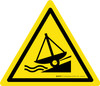 Slipway Warning - ISO Floor Sign Slipway Warning - ISO Floor Sign