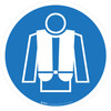 Wear Personal Flotation Device Mandatory - ISO Floor Sign