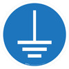 Connect Earth Terminal to the Ground Mandatory - ISO Floor Sign Connect Earth Terminal to the Ground Mandatory - ISO Floor Sign