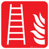 Fire Ladder Fire Safety - ISO Floor Sign