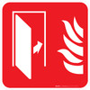 Fire Protection Door Fire Safety - ISO Floor Sign Fire Protection Door Fire Safety - ISO Floor Sign