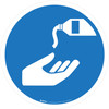 Use Barrier Cream Mandatory - ISO Floor Sign