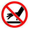 Do Not Touch Prohibition - ISO Floor Sign