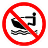 No Personal Water Craft - ISO Floor Sign No Personal Water Craft - ISO Floor Sign