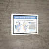 Health Is In Your Hands - Wash Hands Carefully! Landscape - Wall Sign