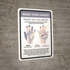 Wash Your Hands! Where Are The Germs Portrait - Wall Sign Wash Your Hands! Where Are The Germs Portrait - Wall Sign
