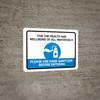 For The Health And Wellbeing Of All - Please Use Hand Sanitizer Landscape - Wall Sign