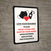 Love Your Neighbor Please Wear a Mask and Sanitize your Hands in Synagogue with Icon Portrait - Wall Sign Love Your Neighbor Please Wear a Mask and Sanitize your Hands in Synagogue with Icon Portrait - Wall Sign