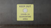 Keep Out COVID-19 Quarantine Area with Icon - SignCast™ S200 Virtual Sign Keep Out COVID-19 Quarantine Area with Icon - SignCast™ S200 Virtual Sign