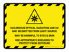 ISO Hazardous Optical Radiation Landscape - Wall Sign