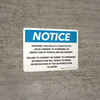 Notice: Facility Screening Consent Landscape - Wall Sign