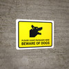 Please Leave Packages Here Beware Of Dogs Landscape - Wall Sign Please Leave Packages Here Beware Of Dogs Landscape - Wall Sign