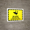 Be Alert - Nesting And Aggressive Geese Landscape - Wall Sign Be Alert - Nesting And Aggressive Geese Landscape - Wall Sign