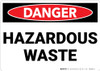 Danger: Hazardous Waste - Wall Sign