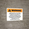 Warning: Colorado Equine Activity Sponsor Not Liable Landscape - Wall Sign