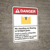 Danger: No Standing on Flowing or Bridged Grain - Wall Sign Danger: No Standing on Flowing or Bridged Grain - Wall Sign