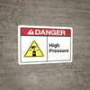 Danger: High Pressure ANSI - Wall Sign