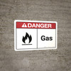 Danger: Gas ANSI - Wall Sign