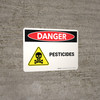 Danger: Pesticides Landscape - Wall Sign