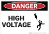 Danger: High Voltage - Wall Sign Danger: High Voltage - Wall Sign