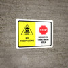No Trespassing - Herbicide Treatment Area with Icons Landscape - Wall Sign No Trespassing - Herbicide Treatment Area with Icons Landscape - Wall Sign
