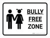 Bully Free Zone Landscape with Icon - Wall Sign Bully Free Zone Landscape with Icon - Wall Sign