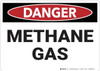 Danger: Methane Gas - Wall Sign