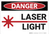 Danger: Laser Light - Wall Sign Danger: Laser Light - Wall Sign