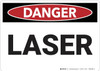 Danger: Laser - Wall Sign Danger: Laser - Wall Sign