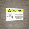 Caution: We Need Room To Work Safely On This Device Landscape - Wall Sign