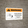 Warning: Do Not Obstruct - Call For Planting Instructions Landscape - Wall Sign