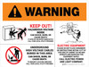 Warning: Hazardous Voltage And Equipment - Multiple Hazards Landscape - Wall Sign Warning: Hazardous Voltage And Equipment - Multiple Hazards Landscape - Wall Sign