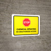 Chemical Spraying No Unauthorized Landscape - Wall Sign