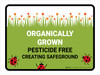 Organically Grown - Pesticide Free Landscape - Wall Sign