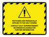 Pesticides Are Periodically Applied Landscape - Wall Sign Pesticides Are Periodically Applied Landscape - Wall Sign