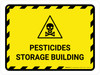 Pesticides Storage Building Landscape - Wall Sign Pesticides Storage Building Landscape - Wall Sign